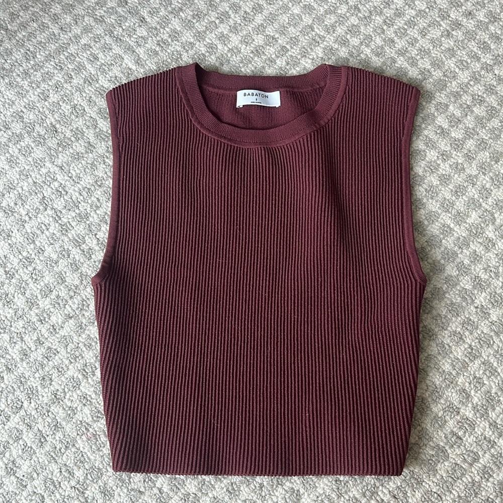 Babaton cropped tank top